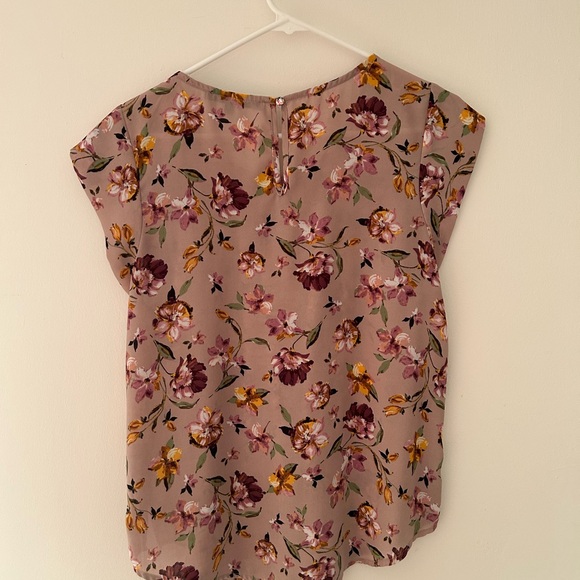 Alice Blue Floral Blouse - Rose and Burgundy - Picture 4 of 7
